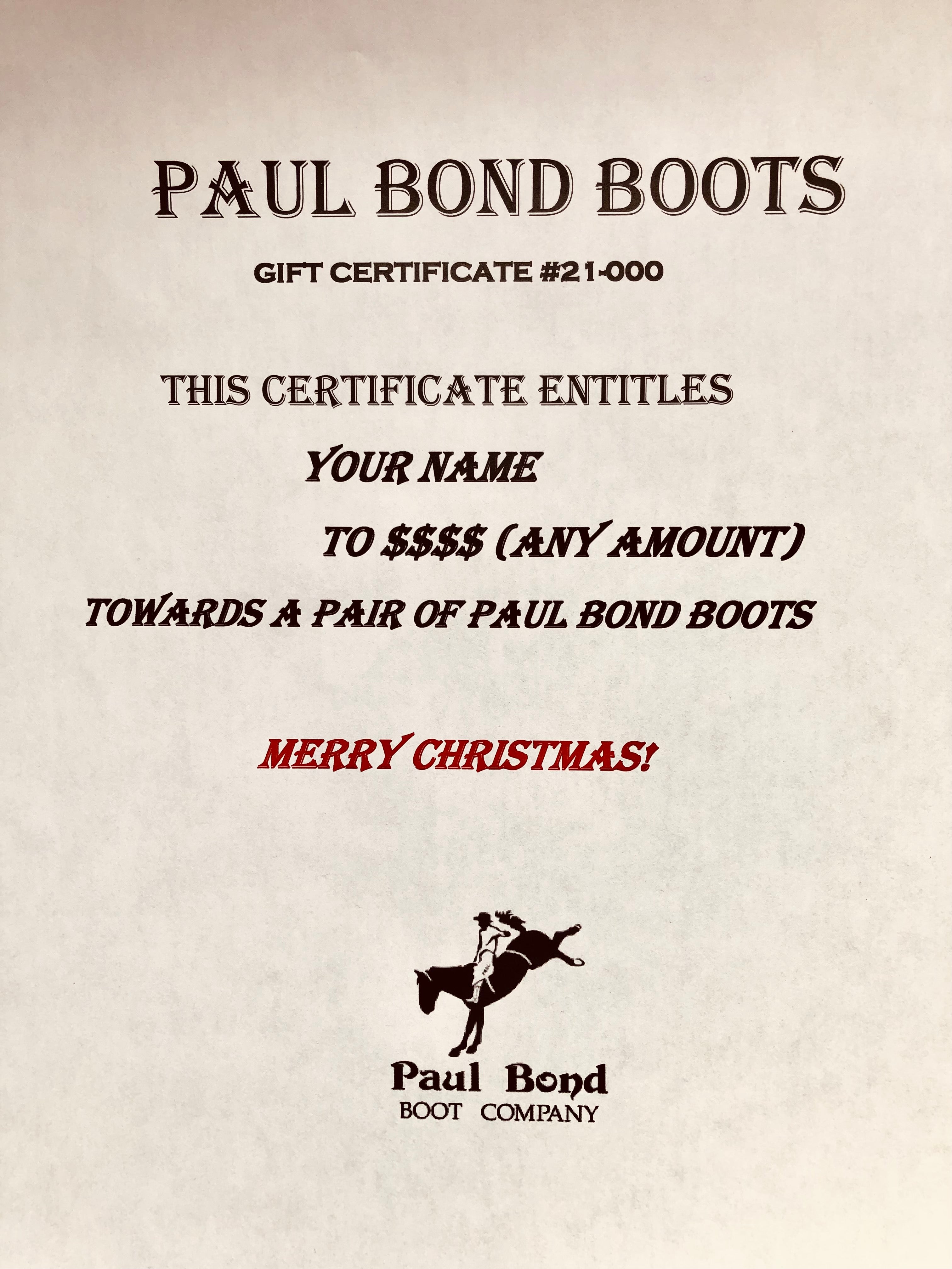 Bond boot company best sale