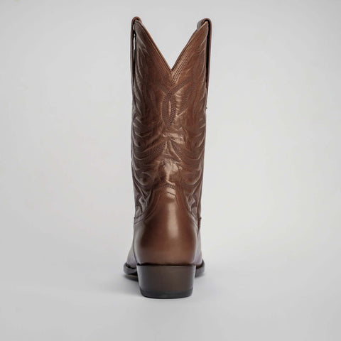 The Sterling | Men's Cowboy Boot | Natural Grain Calfskin Leather | Whiskey