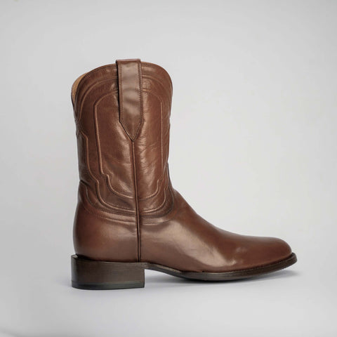 The Pendleton | Men's Roper Boot | Natural Grain Calfskin Leather | Whiskey