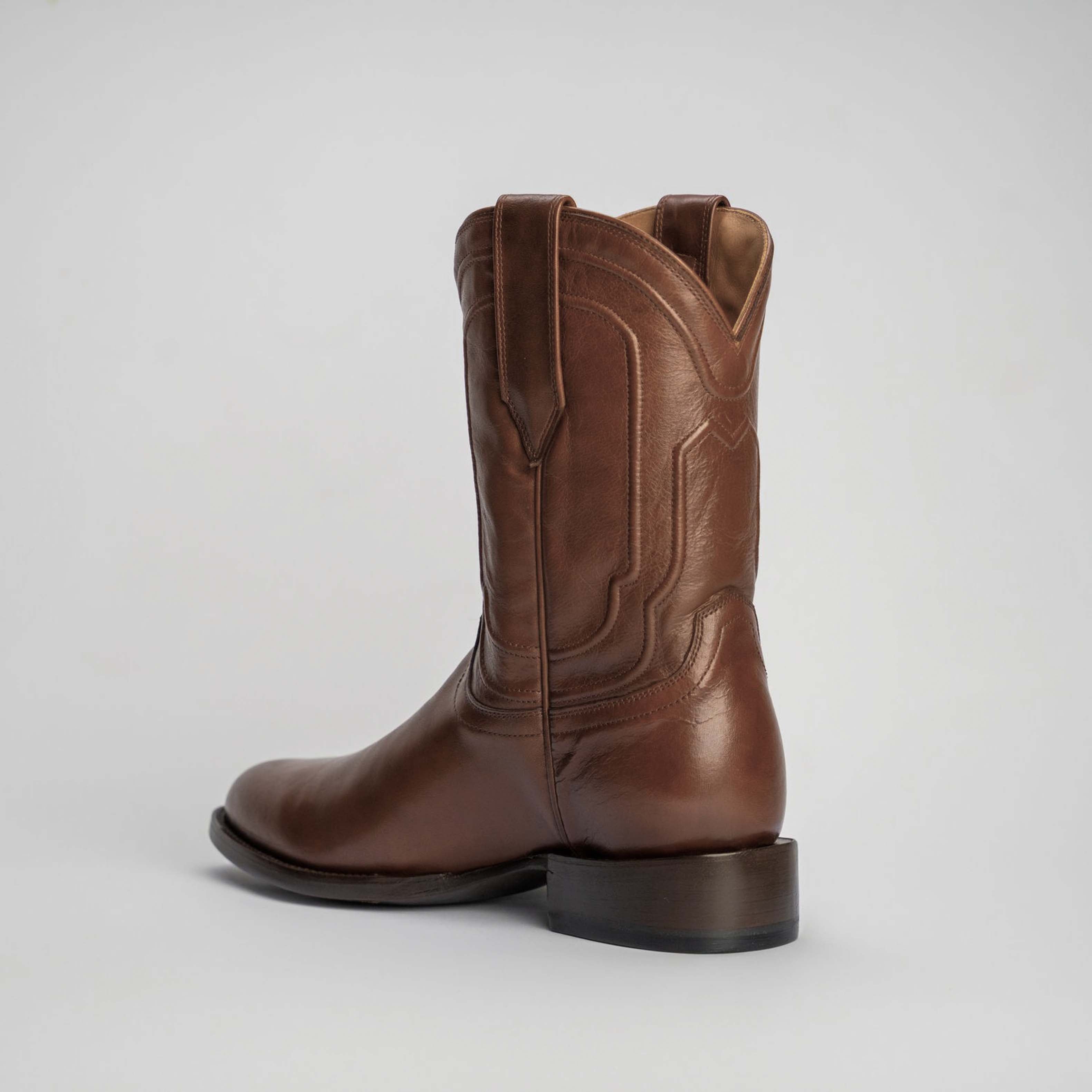 The Pendleton | Men's Roper Boot | Natural Grain Calfskin Leather | Whiskey