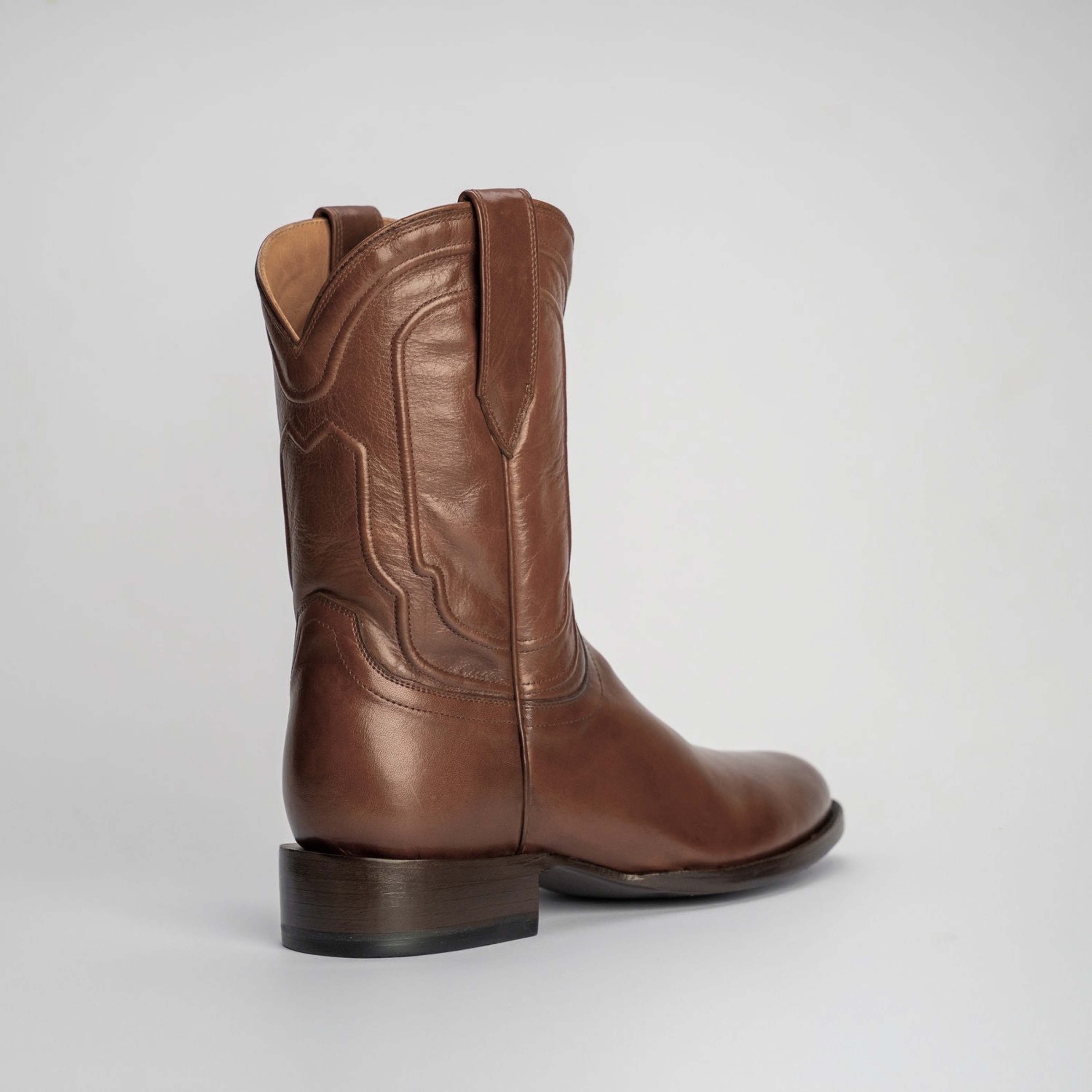 The Pendleton | Men's Roper Boot | Natural Grain Calfskin Leather | Whiskey