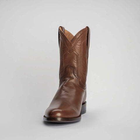 The Pendleton | Men's Roper Boot | Natural Grain Calfskin Leather | Whiskey