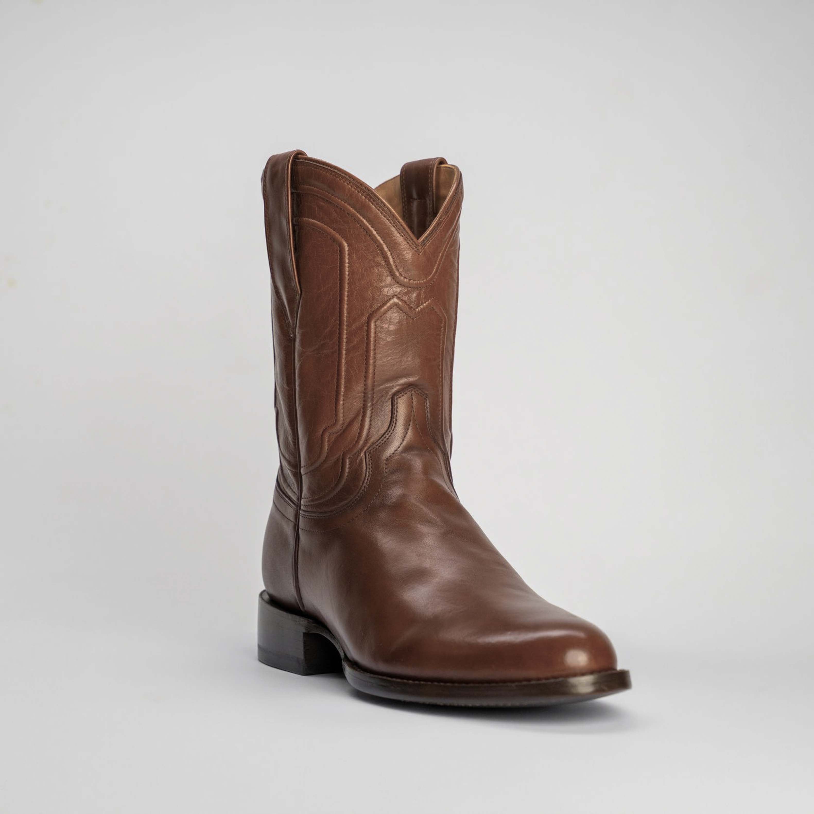 The Pendleton | Men's Roper Boot | Natural Grain Calfskin Leather | Whiskey