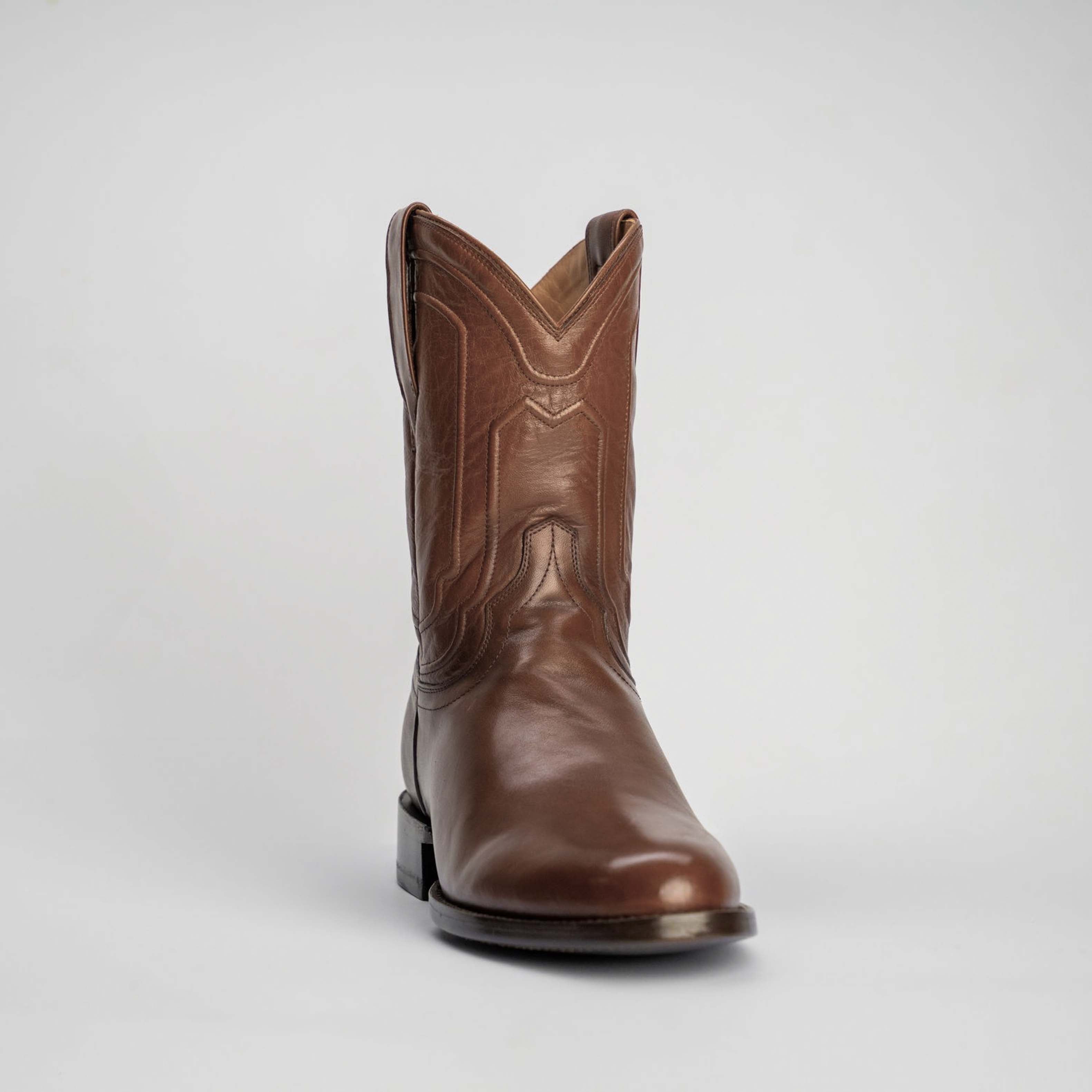 The Pendleton | Men's Roper Boot | Natural Grain Calfskin Leather | Whiskey