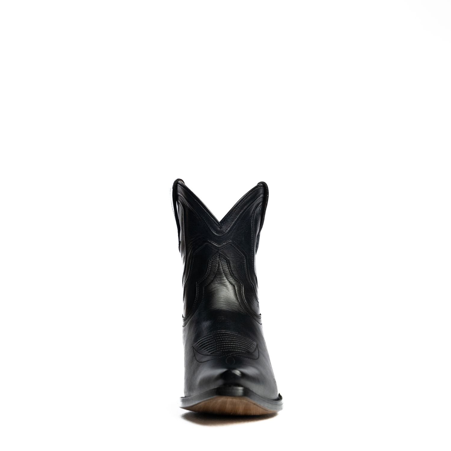 The Thistle | Women's Bootie | Natural Grain Calfskin Leather | Obsidian