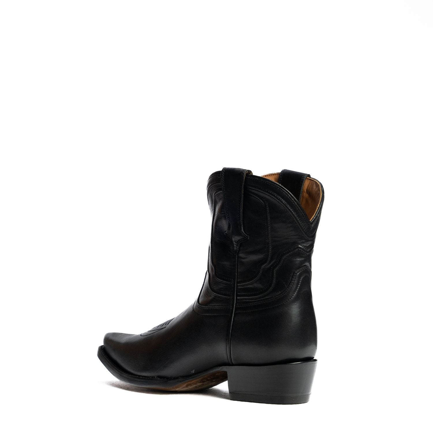 The Thistle | Women's Bootie | Natural Grain Calfskin Leather | Obsidian