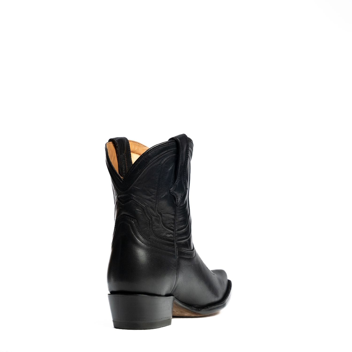 The Thistle | Women's Bootie | Natural Grain Calfskin Leather | Obsidian