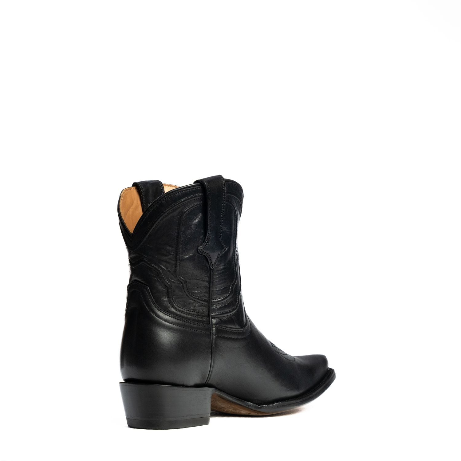 The Thistle | Women's Bootie | Natural Grain Calfskin Leather | Obsidian