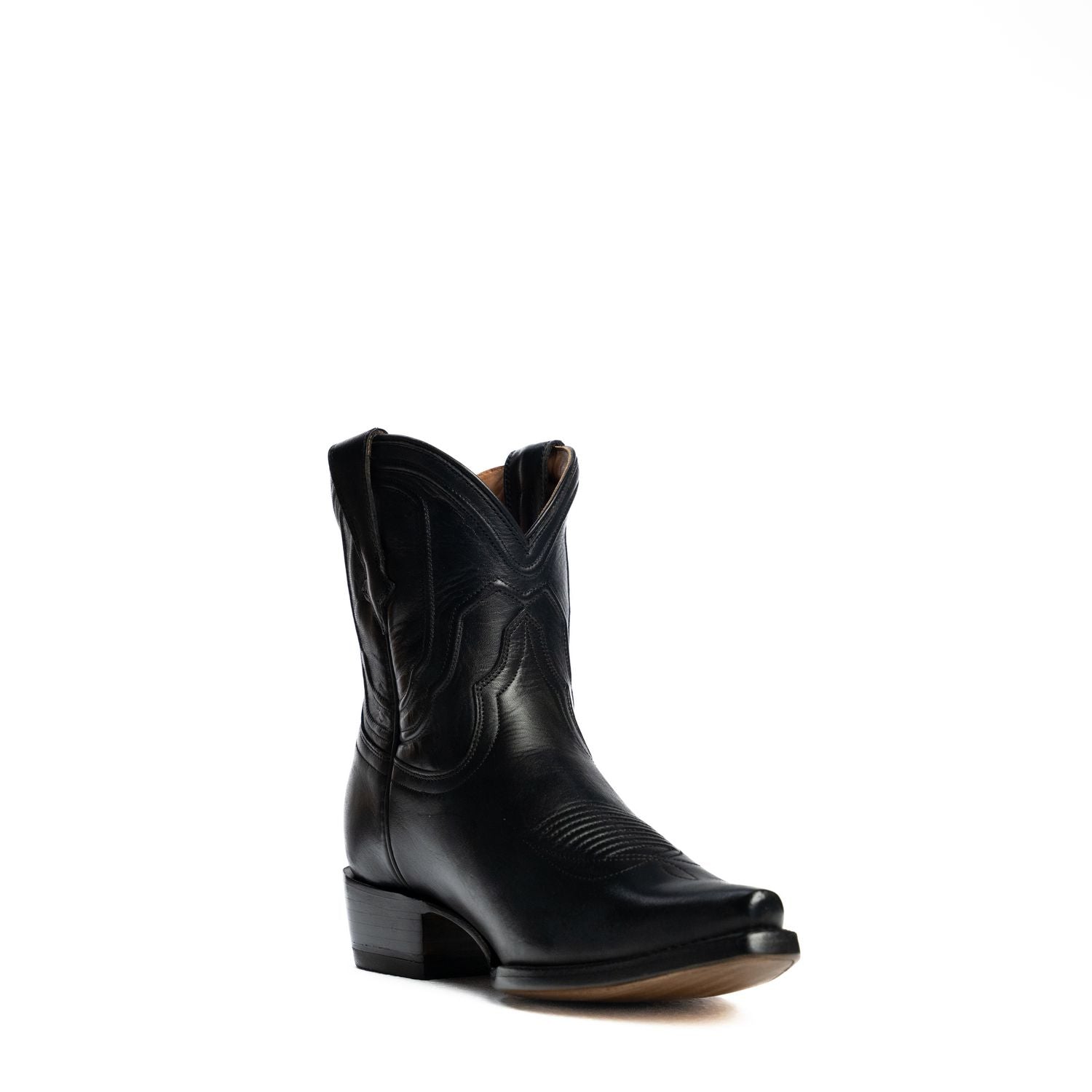 The Thistle | Women's Bootie | Natural Grain Calfskin Leather | Obsidian