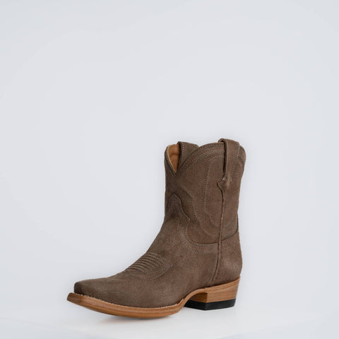 The Thistle | Women's Bootie | Premium Suede Leather | Gray