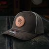 Trucker Hat | Chocolate Chip & Burch | Circular Monogram Logo Patch