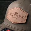 Trucker Hat | Khaki & Coffee | Rectangular Full Logo Patch