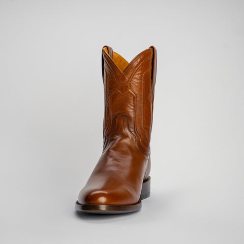 The Pendleton | Men's Roper Boot | Natural Grain Calfskin Leather | Whiskey