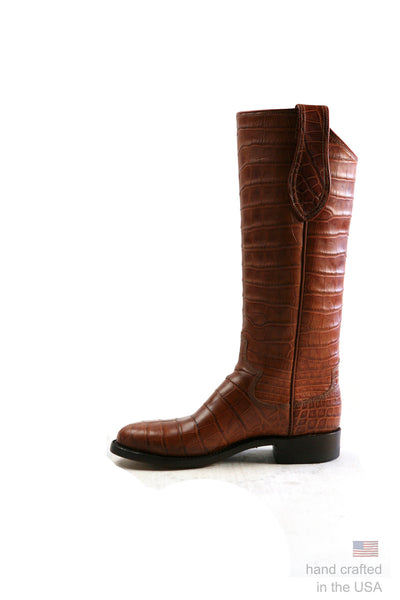 Crocodile on sale riding boots